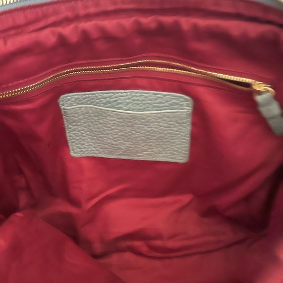 Hammitt Gray/Blue Shoulder Bag with Gold Accents - Picture 6 of 15